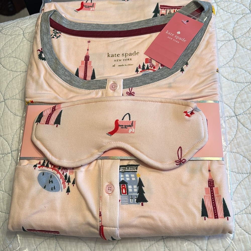 NWT Kate Spade pj set